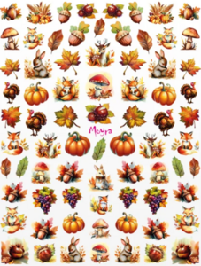 Moyra Watertransfer sticker 02 Autumn