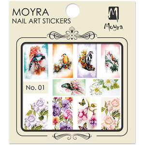 Moyra Nail art watertranfer Sticker 01