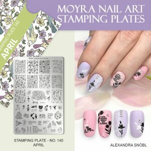 Moyra Stamping Plate 140 - April