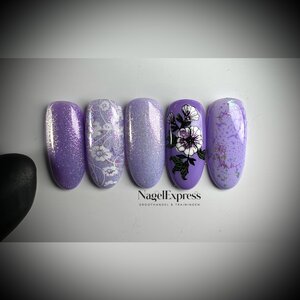 Inspiratie set: Stamping Gel Lila