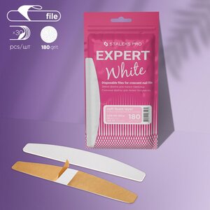 Staleks Hygienic files 180 grit White Expert (DFE-40-180w)