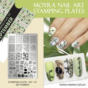 Moyra Stampingplate 147 - September