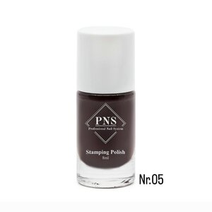 PNS Stamping Polish 005 Donker Bruin