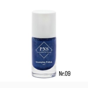 PNS Stamping Polish 009 Donker Blauw