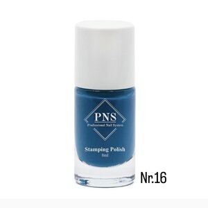 PNS Stamping Polish 016 Azuur Blauw