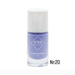 PNS Stamping Polish 020 Lila blauw