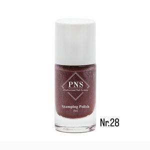 PNS Stamping Polish 028 Roze Holofrafisch