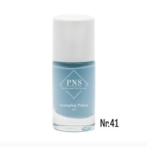 PNS Stamping Polish 041 Pastel Blauw