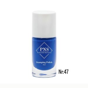 PNS Stamping Polish 047 Neon Blauw