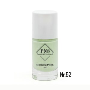 PNS Stamping Polish 052 Pastel Shimmer Groen