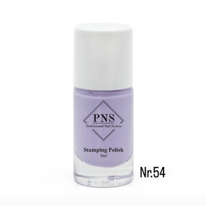 PNS Stamping Polish 054 Pastel Shimmer Paars