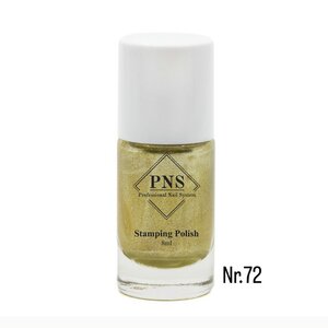 PNS Stamping Polish 072 Geel Goud