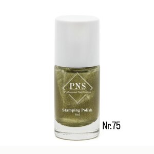 PNS Stamping Polish 075 Metallic Groen Goud