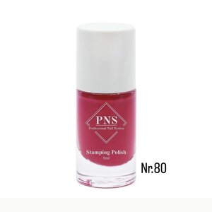 PNS Stamping Polish 080 Rood Roze