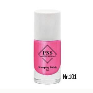 PNS Stamping Polish 101 Pearl Neon Roze