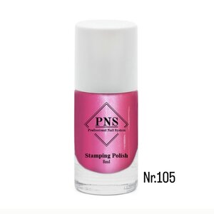 PNS Stamping Polish 105 Pearl Barbie