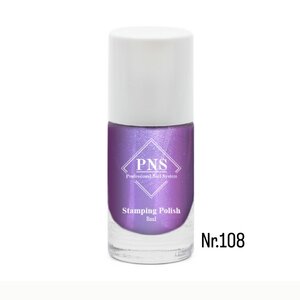 PNS Stamping Polish 108 Pearl Voilet