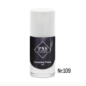 PNS Stamping Polish 109 Pearl Black