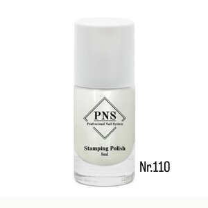 PNS Stamping Polish 110 Pearl White