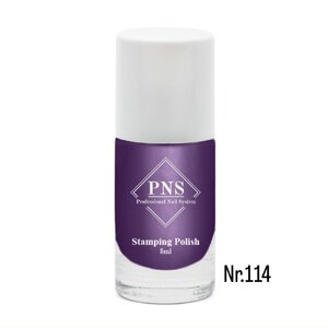 PNS Stamping Polish 114 Metallic Purple