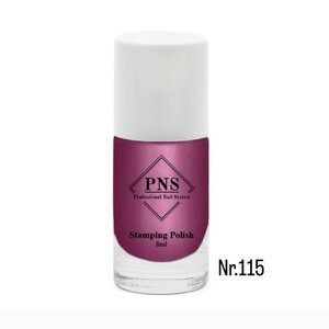 PNS Stamping Polish 115 Metallic Pink