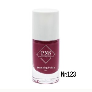 PNS Stamping Polish 123 Cherry