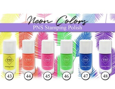 PNS Stamping Polish Collectie: Neon 43-48