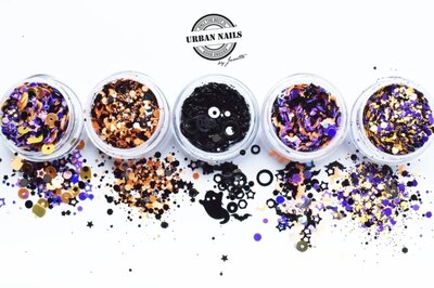 Halloween Ornaments Glitter Collection 