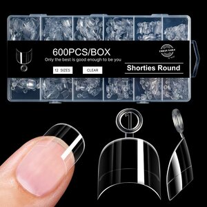 Tip Box Round Shorties Urban Nails