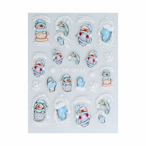 Winter Nailart Sticker NASW-4