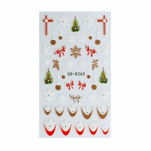 Kerst Nailart Sticker NASW-6