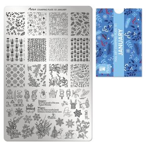 Moyra Stamping plate 151 - January