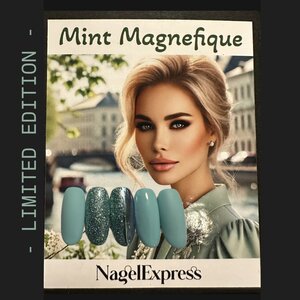 - LIMITED - Mint Magnefique Gel Polish Duo; NagelExpress only