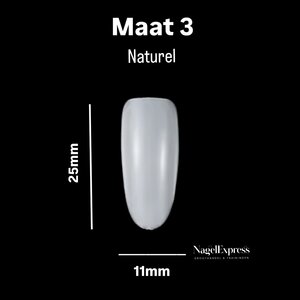 Showtips Maat 3 Naturel (50st)