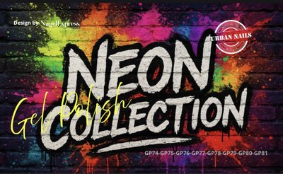 Neon Gelpolish Collection Urban Nails 8 kleuren 
