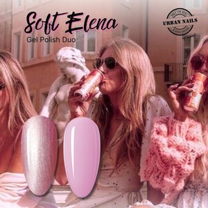 Soft Elena Gelpolish Duo; Pink Ladies Urban Nails;