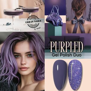 Purpled Gelpolish Duo; Urban Nails;