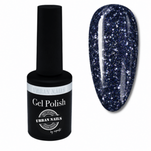 Gel Polish GP105a Urban Nails blauw glitter