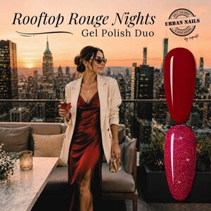 Rooftop Rouge Nights duo gellak rood