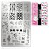 Moyra Stamping Plate 138 - February + gratis Try on plate sheet_