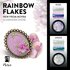 Moyra Rainbow Flakes Green_