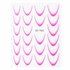 French Fuchsia Roze Nailart Sticker NASIII-3_