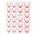 French Rood Nailart Sticker NASIII-6_