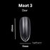 Showtips Maat 3 Clear (50st)_